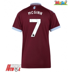 Aston Villa John McGinn #7 Primera Equipación Mujer 2026-27 Manga Corta
